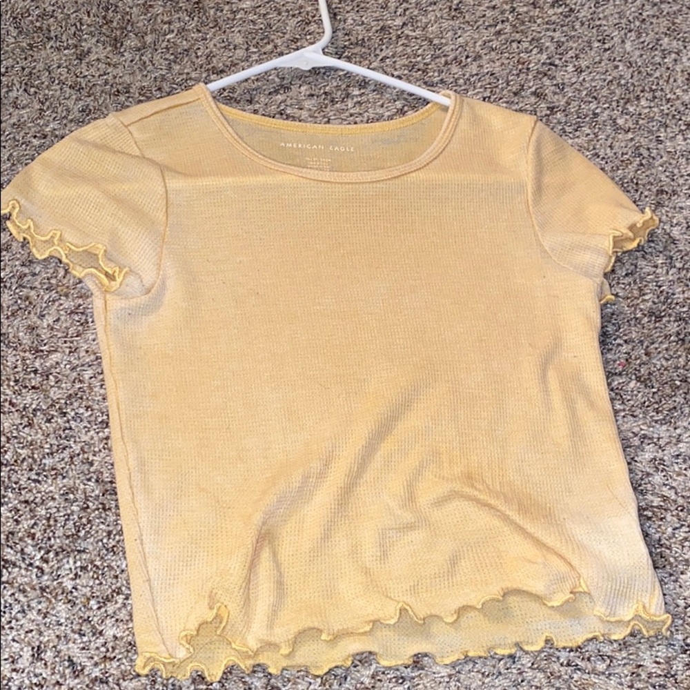 Yellow tee